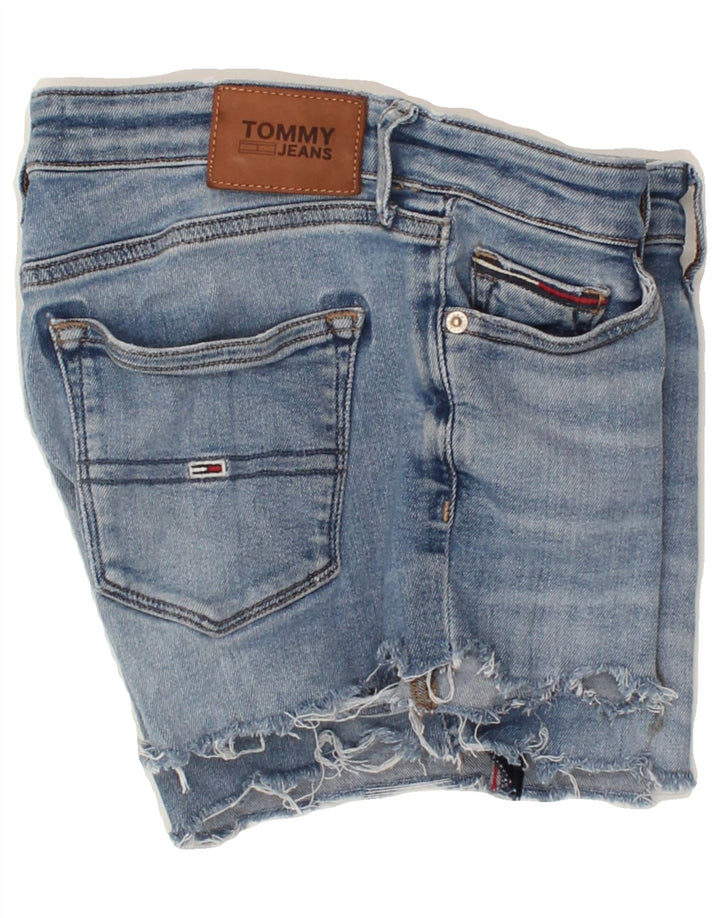 TOMMY HILFIGER Womens Denim Shorts W28 Medium Blue Cotton Vintage Tommy Hilfiger and Second-Hand Tommy Hilfiger from Messina Hembry 