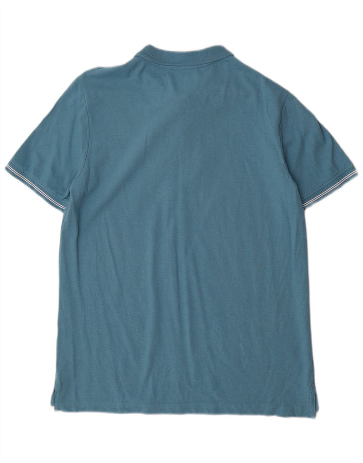 DACK'S Mens Polo Shirt Medium Blue