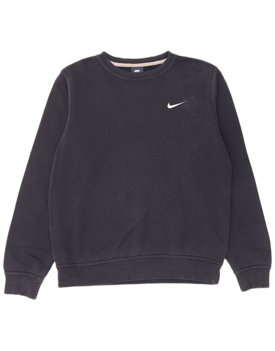 NIKE Mens Sweatshirt Jumper Medium Navy Blue Cotton