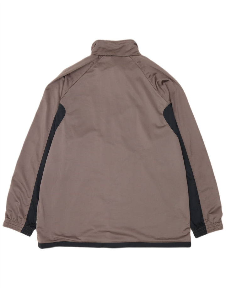 Diadora Mens Tracksuit Top Jacket UK 48 2XL Grey Colourblock Polyester