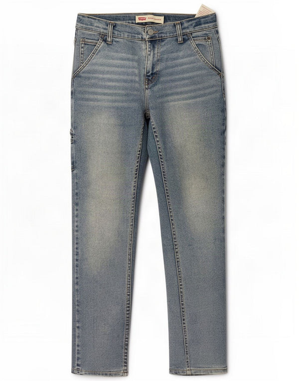 Levi's Girls Straight Jeans 11-12 Years W30 L28 Blue Cotton