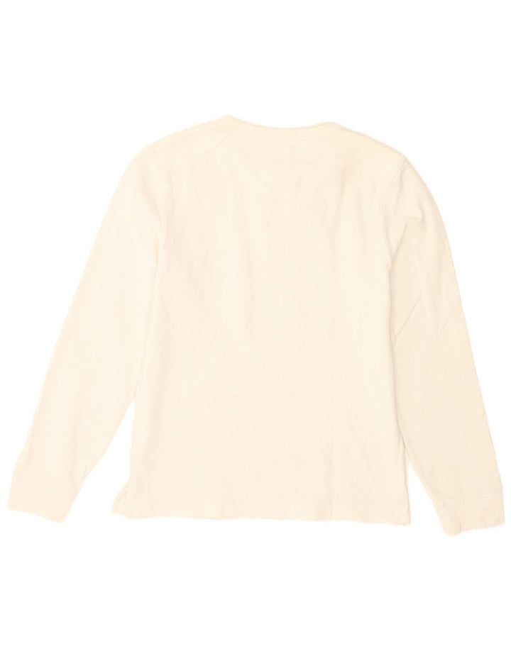 Tommy Hilfiger Mens Top Long Sleeve XS White