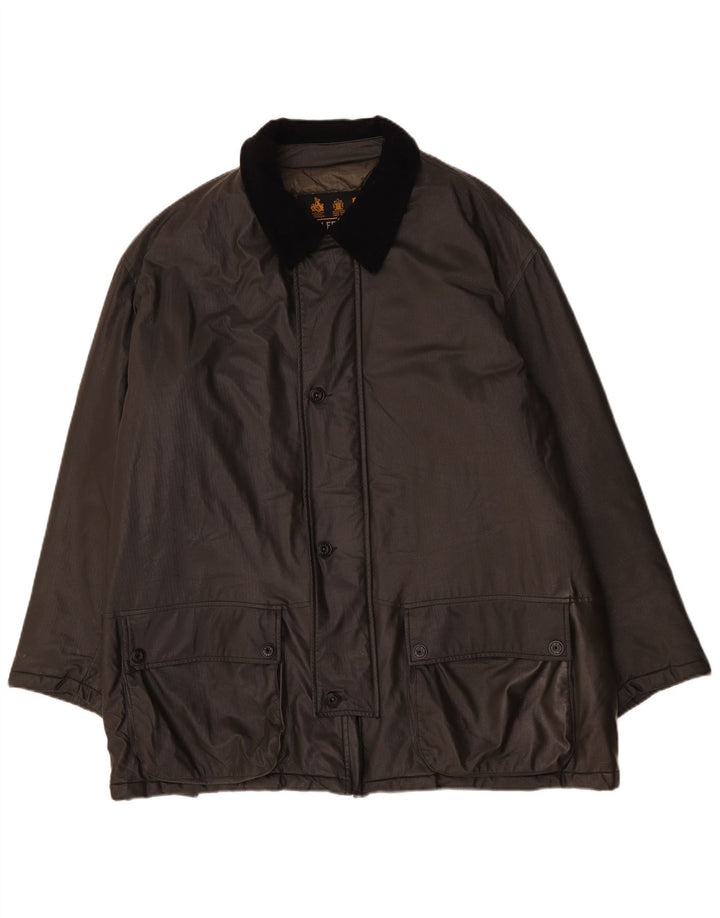 Belfe & Mens Utility Jacket UK 44 2XL Black