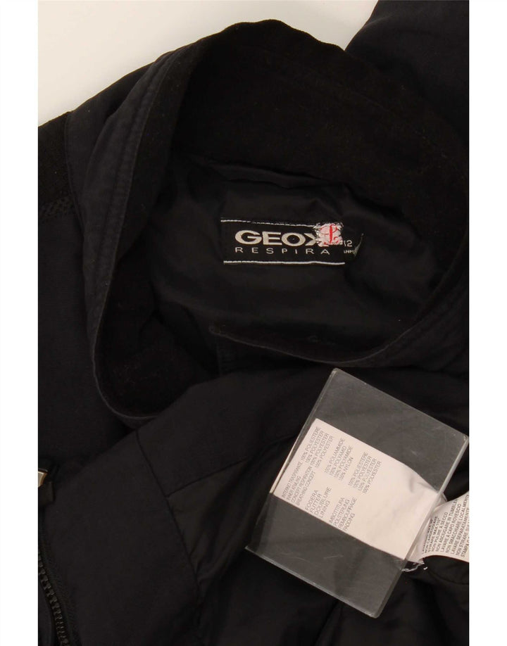 Geox Boys Respira Racer Jacket 11-12 Years Black Polyester