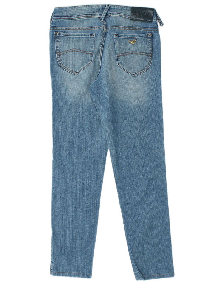 Armani Womens Skinny Jeans W27 L27 Blue Cotton