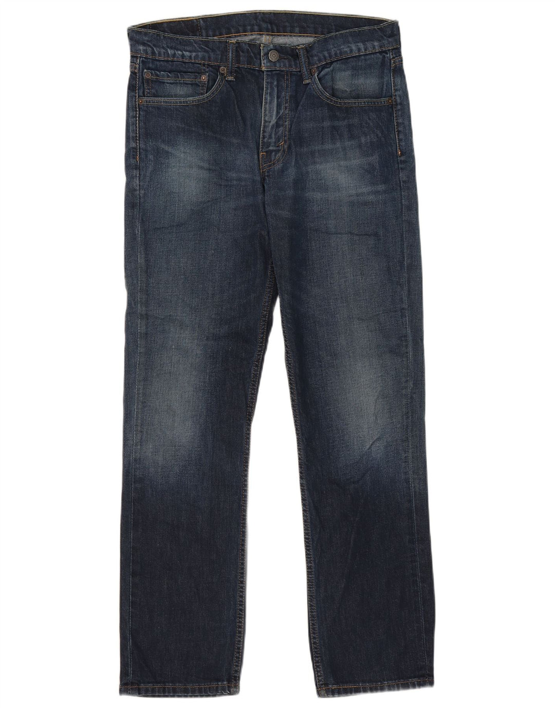 Levi's Womens 511 Slim Jeans W34 L32 Blue Cotton