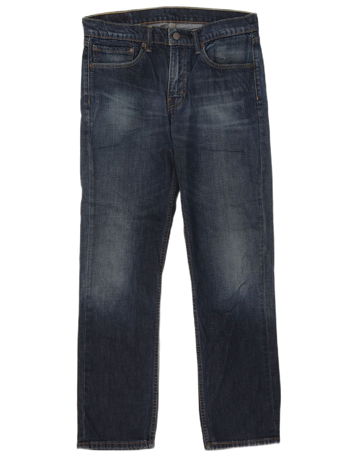 Levi's Womens 511 Slim Jeans W34 L32 Blue Cotton