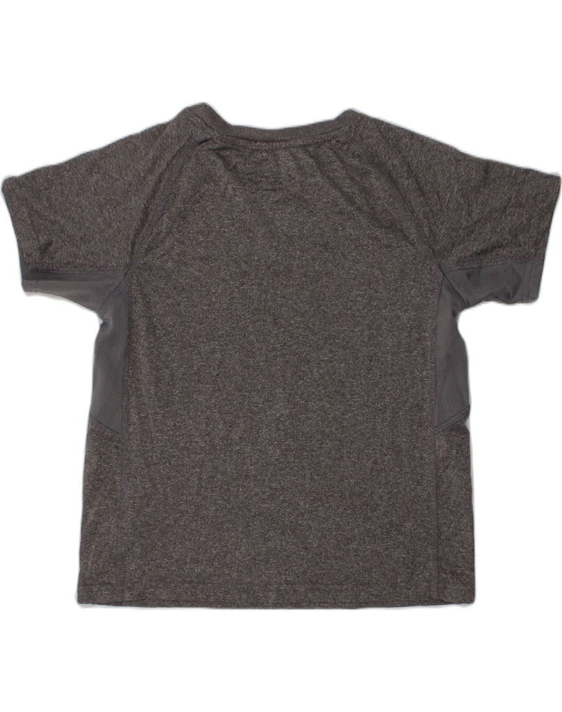 CHAMPION Girls T-Shirt Top 7-8 Years Medium Grey Polyester | Vintage Champion | Thrift | Second-Hand Champion | Used Clothing | Messina Hembry 