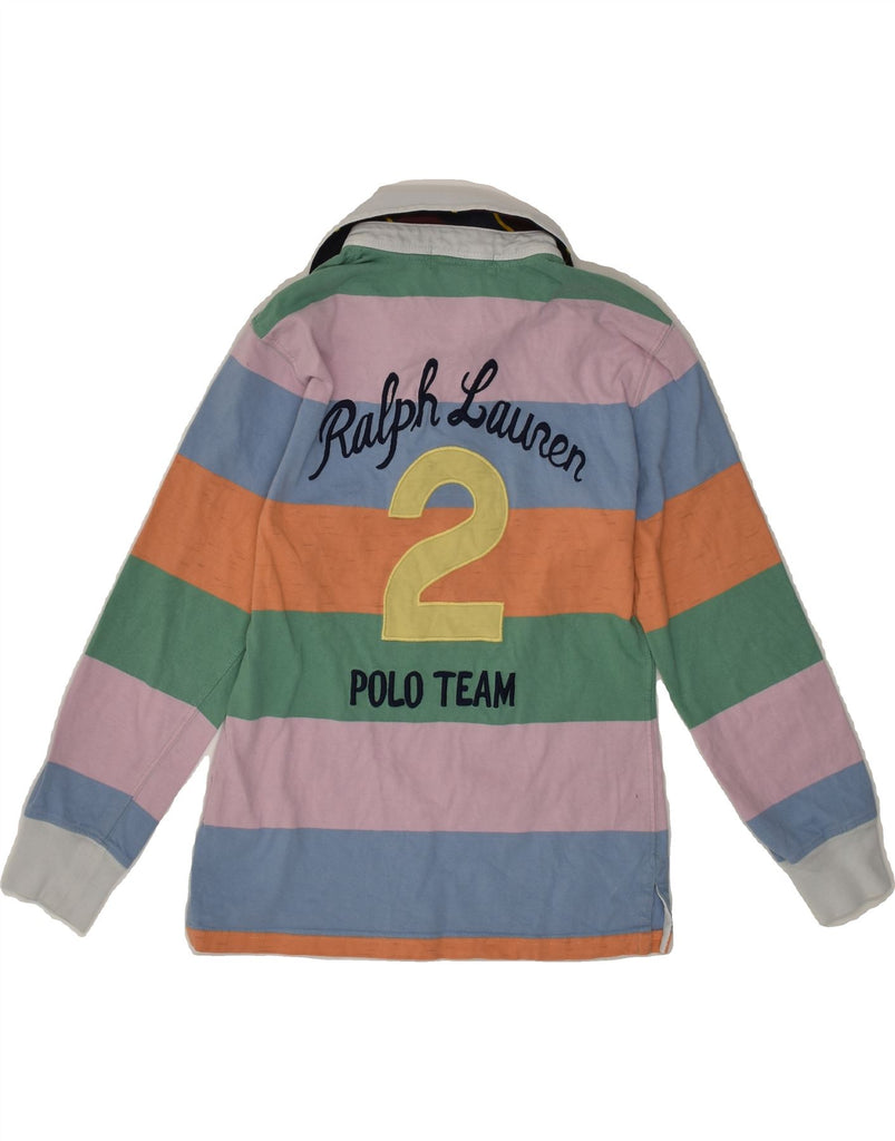 POLO RALPH LAUREN Boys Graphic Polo Shirt 7-8 Years Small  Multicoloured | Vintage Polo Ralph Lauren | Thrift | Second-Hand Polo Ralph Lauren | Used Clothing | Messina Hembry 