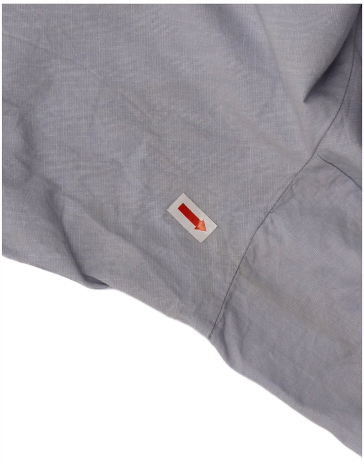 ZARA Womens Oversized Shirt Dress UK 14 Medium Blue Cotton