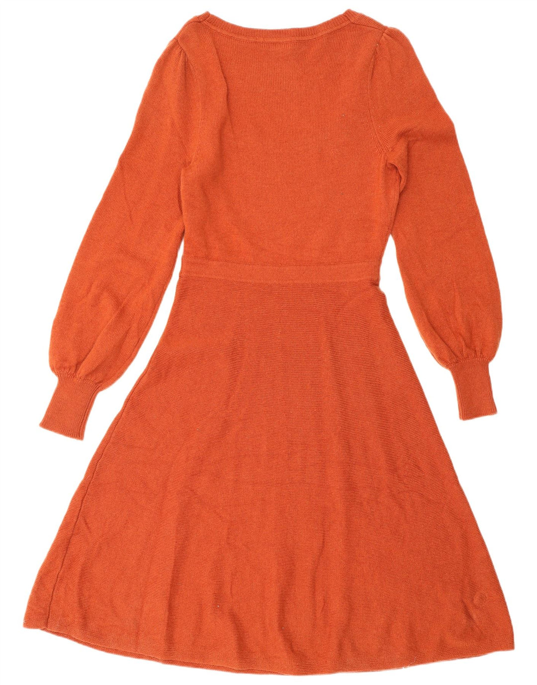 BODEN Womens Jumper Dress UK 10 Small Orange Polyamide