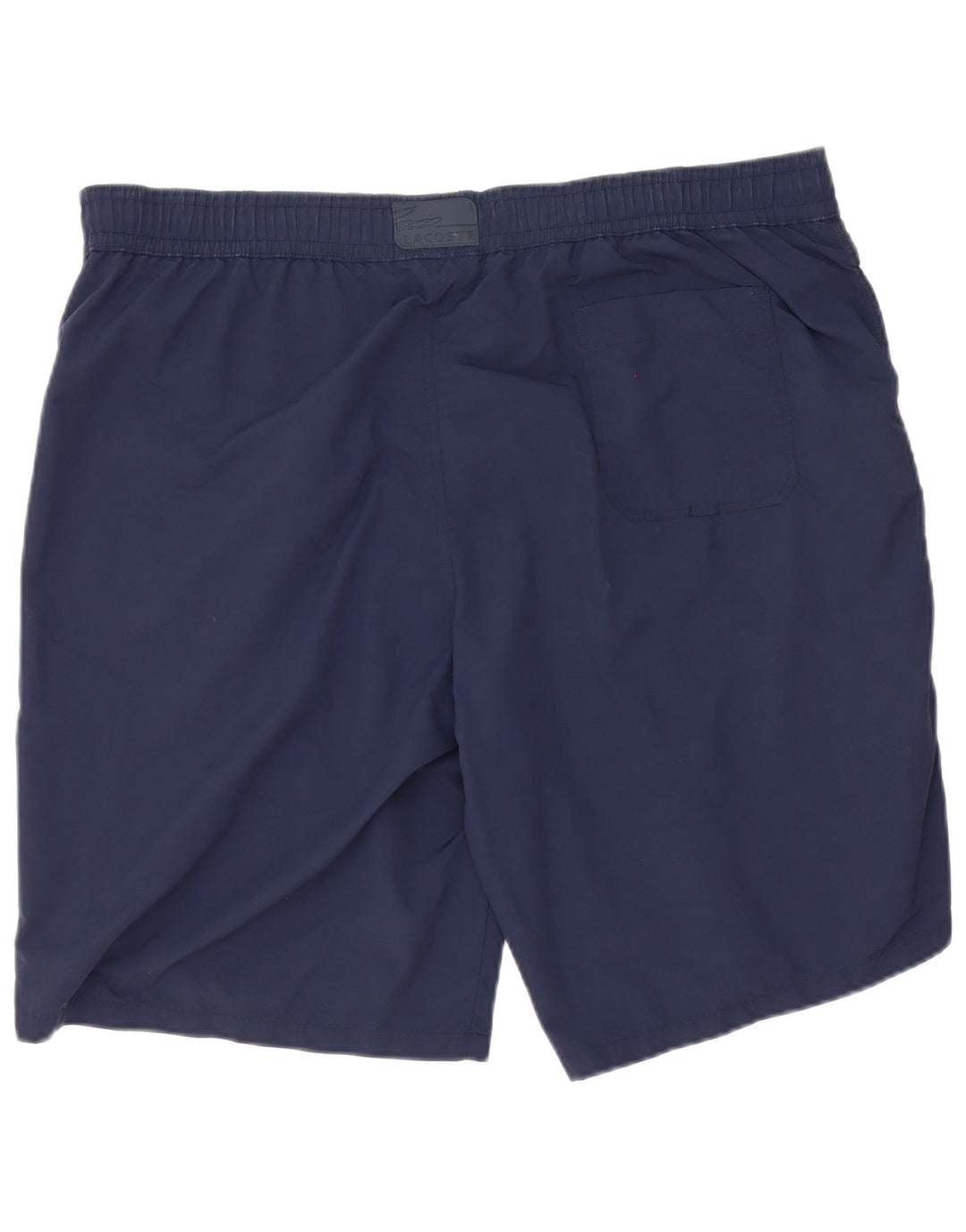 Lacoste Mens Swimming Shorts Size 7 2XL Navy Blue Polyester