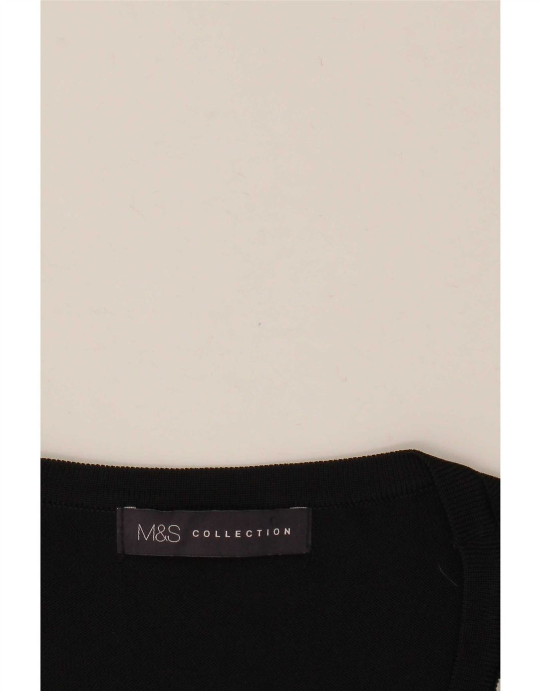 Marks & Spencer Womens Blouse Top UK 12 Medium Black Floral
