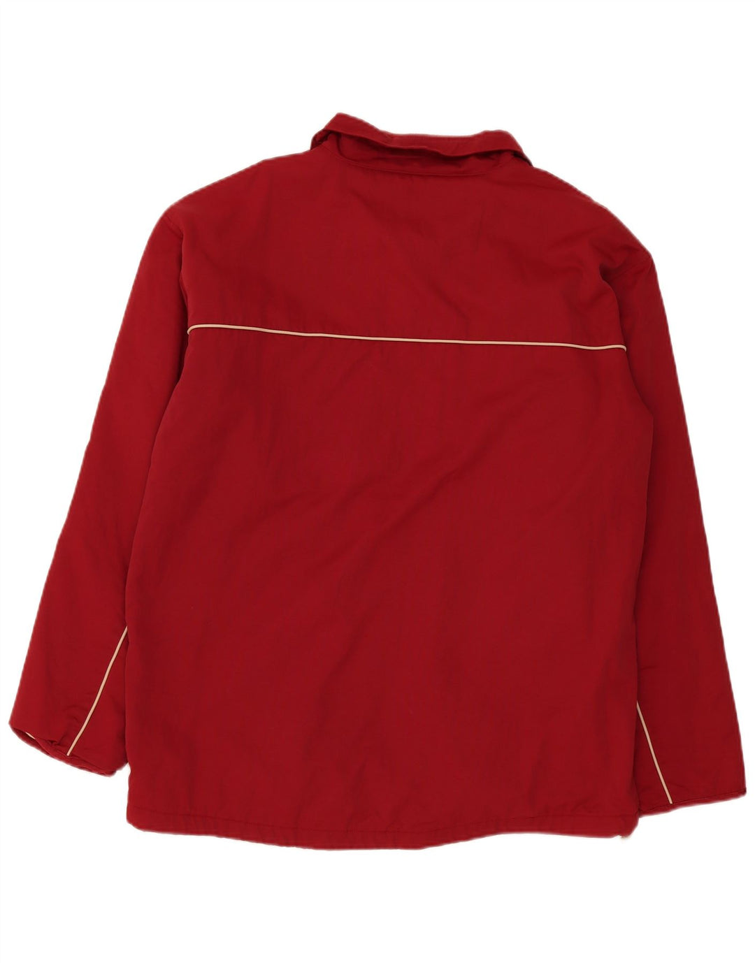 Fila Mens Windbreaker Jacket UK 42 XL Burgundy Colourblock Polyamide