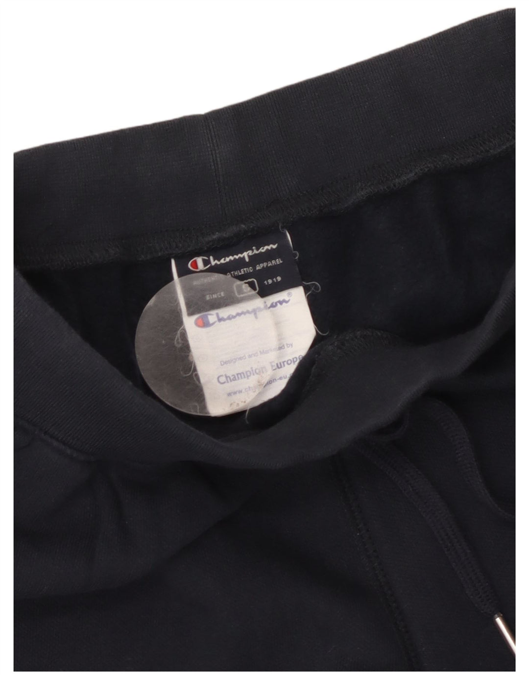 Champion Womens Tracksuit Trousers UK 10 Small Navy Blue Cotton