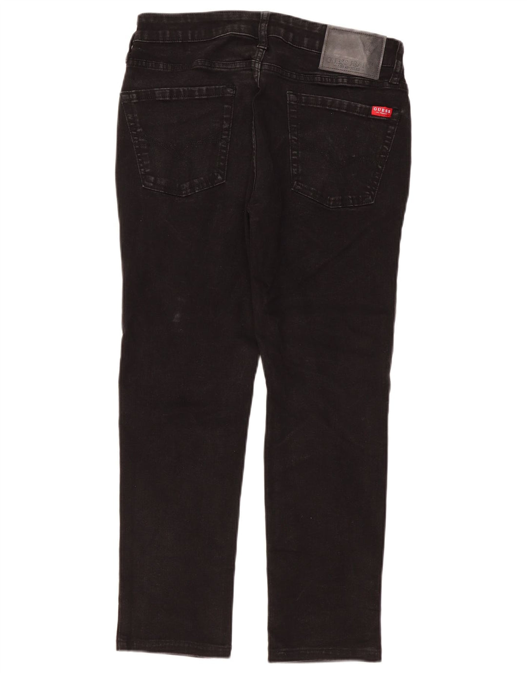 Guess Womens Slim Tapered Jeans W32 L27 Black