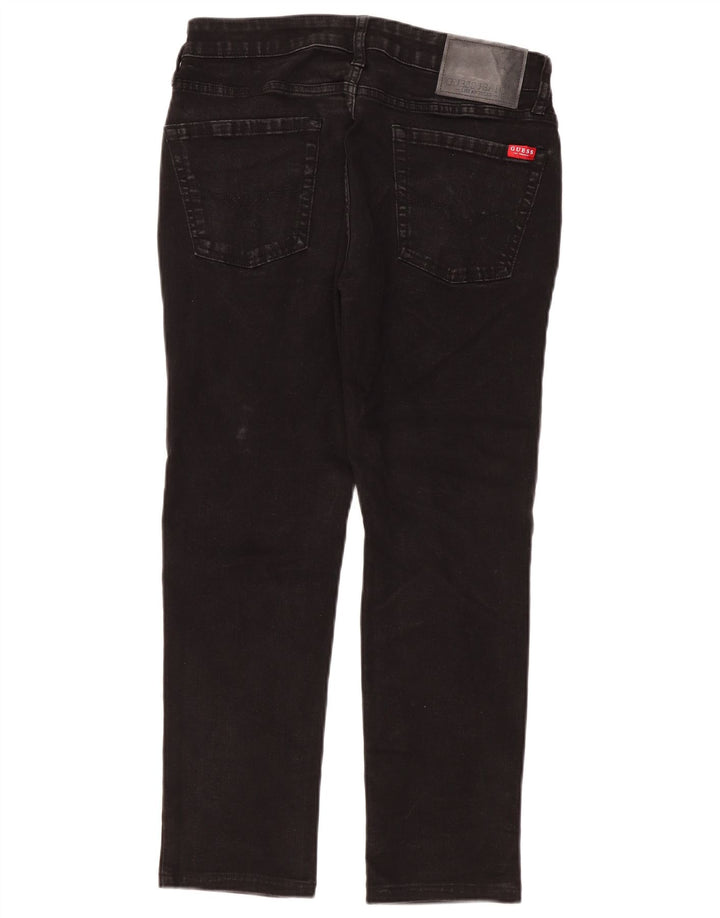 Guess Womens Slim Tapered Jeans W32 L27 Black