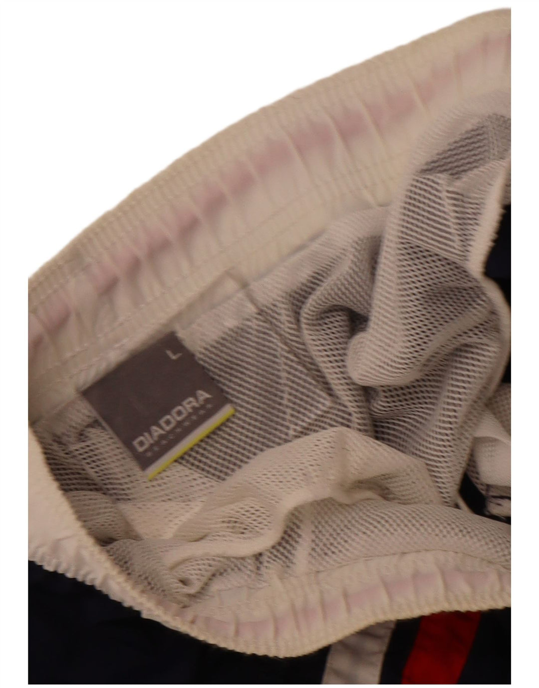 Diadora Mens Graphic Sport Shorts Large Navy Blue Colourblock