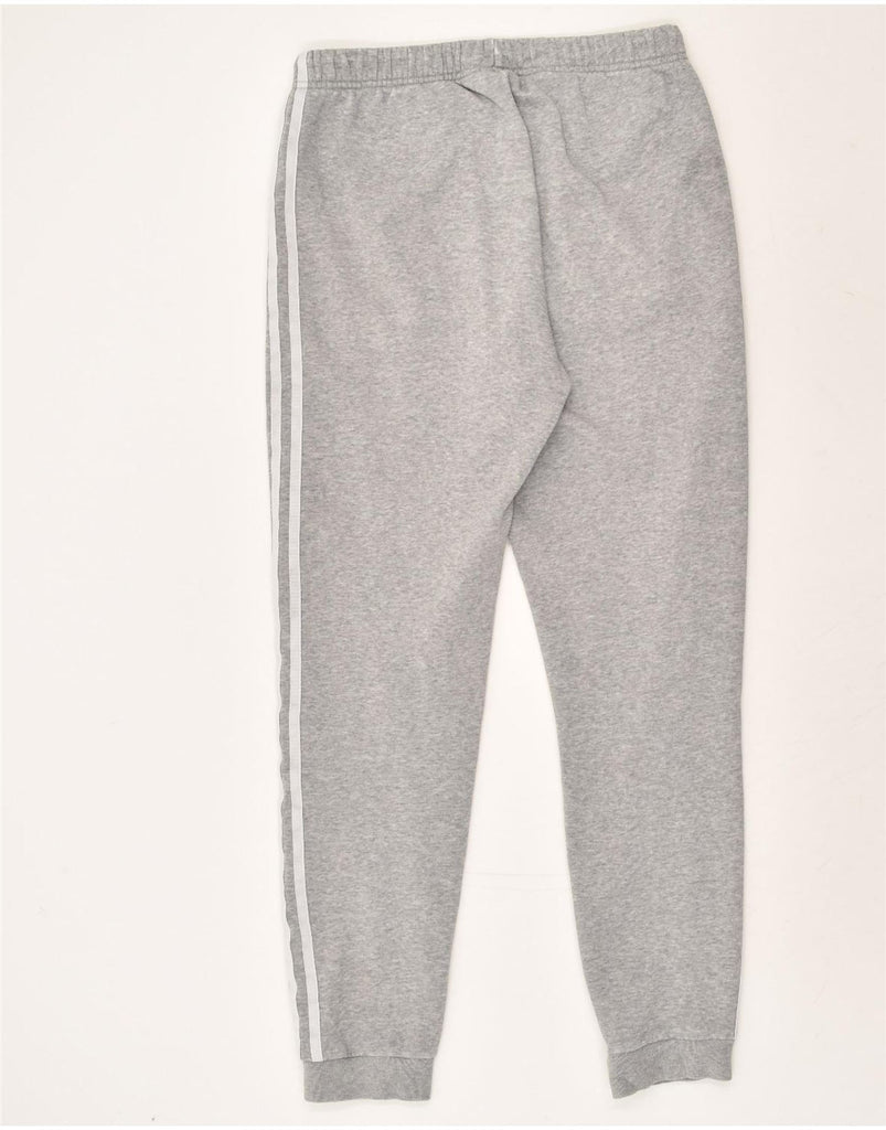 ADIDAS Womens Tracksuit Trousers Joggers UK 12 Medium Grey Cotton | Vintage Adidas | Thrift | Second-Hand Adidas | Used Clothing | Messina Hembry 