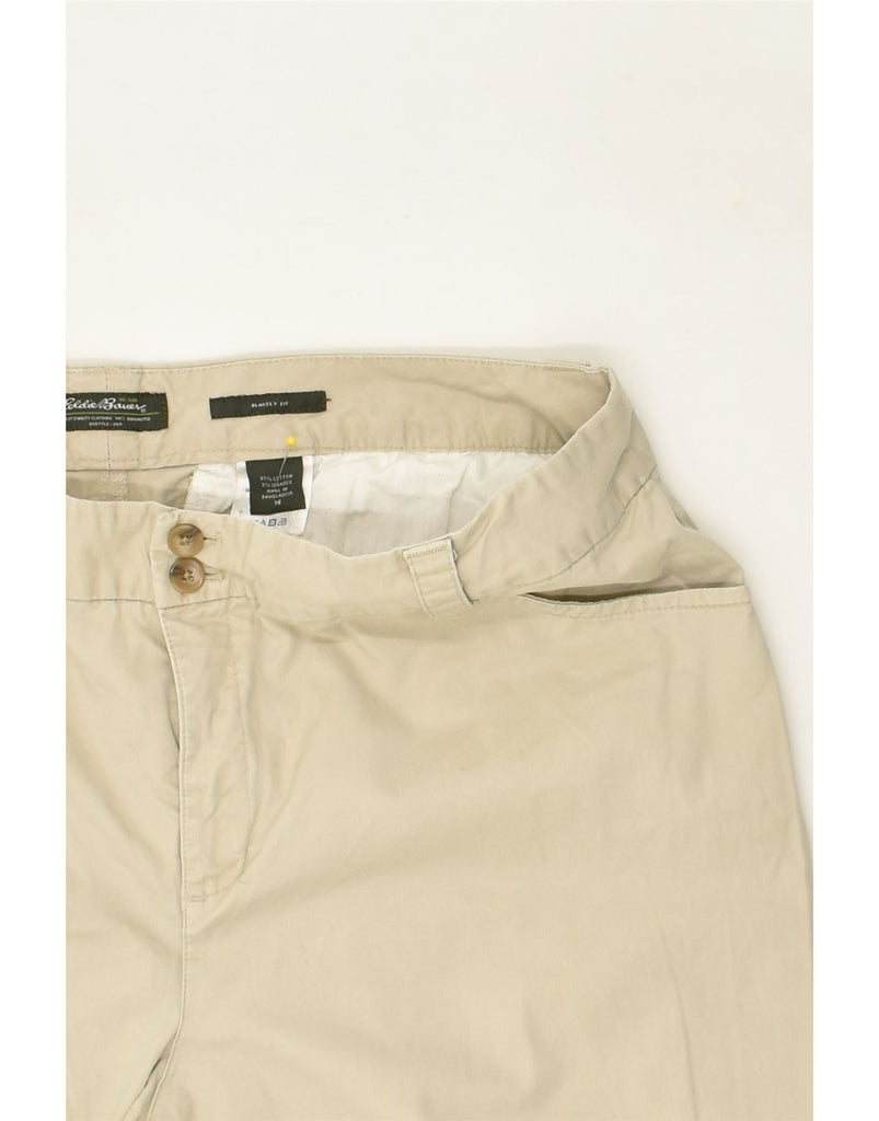 EDDIE BAUER Womens Blakely Fit Casual Trousers US 16 2XL W38 L30 Beige | Vintage Eddie Bauer | Thrift | Second-Hand Eddie Bauer | Used Clothing | Messina Hembry 