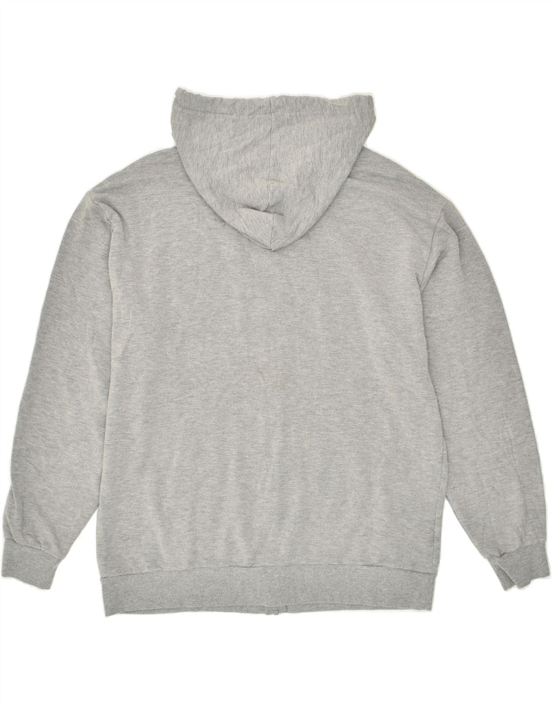 EDDIE BAUER Mens Zip Hoodie Sweater Large Grey Cotton | Vintage Eddie Bauer | Thrift | Second-Hand Eddie Bauer | Used Clothing | Messina Hembry 