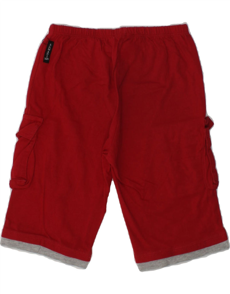 ARMANI BABY Baby Boys Cargo Shorts 12-18 Months Red Cotton | Vintage Armani Baby | Thrift | Second-Hand Armani Baby | Used Clothing | Messina Hembry 