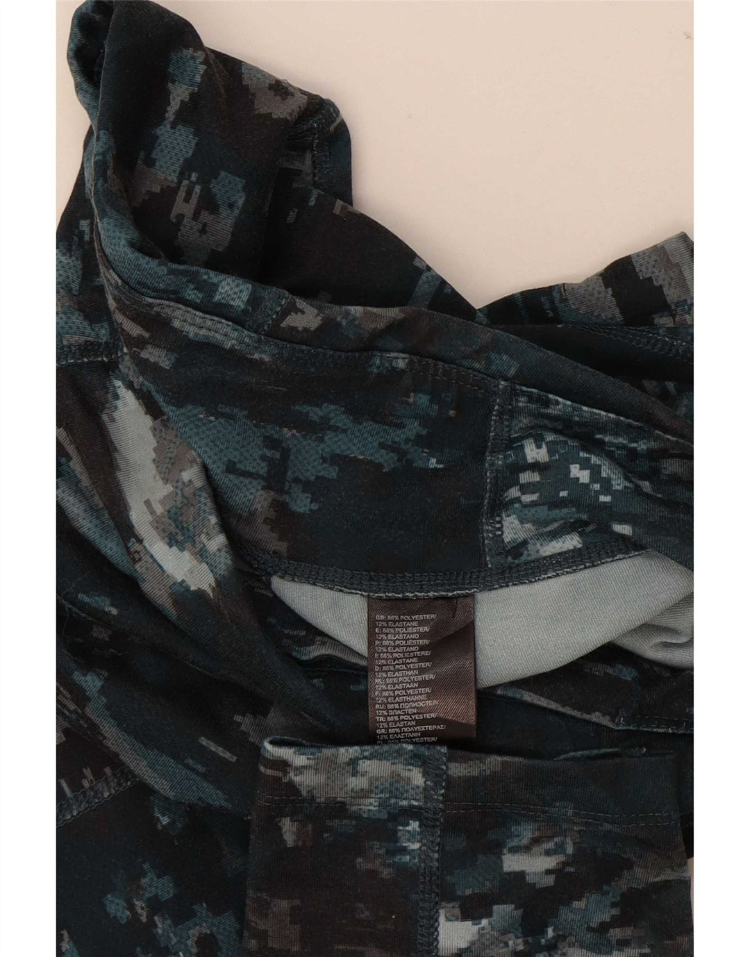 The North Face Womens Leggings UK 12 Medium Multicoloured Camouflage