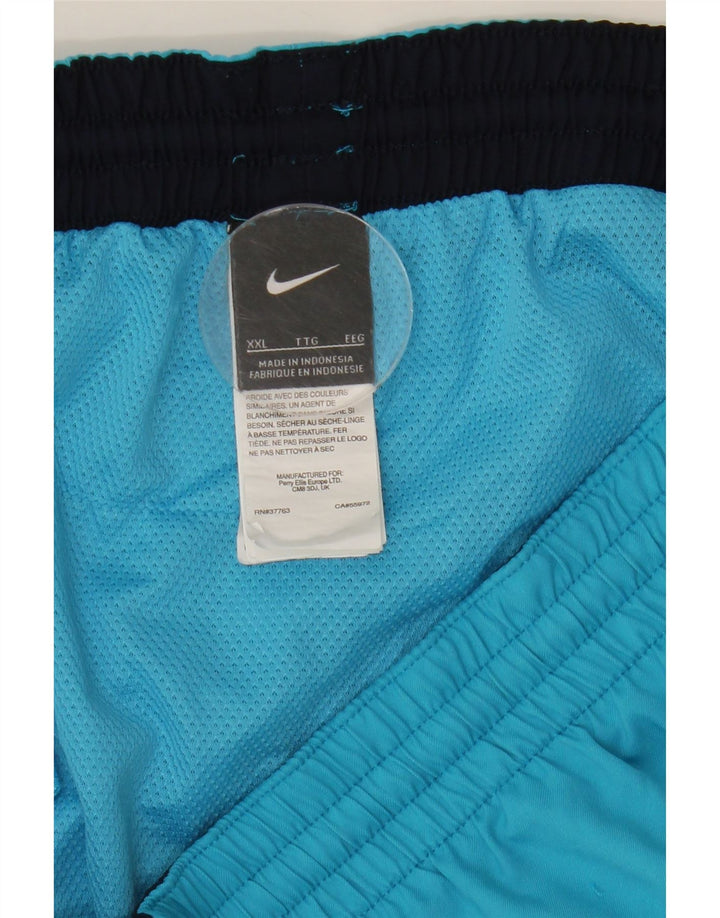 NIKE Mens Sport Shorts 2XL  Blue Polyester