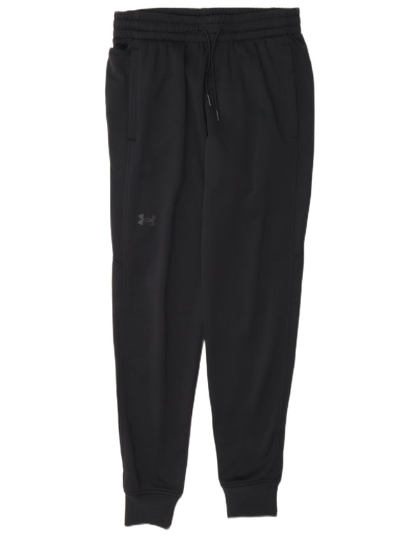 Under Armour Mens Tracksuit Trousers Joggers Medium Navy Blue Polyester