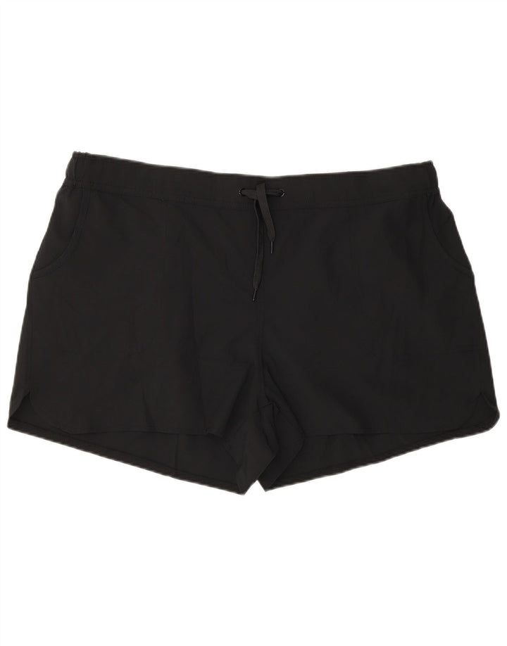 Mountain Warehouse Womens Sport Shorts UK 18 XL Black Polyester