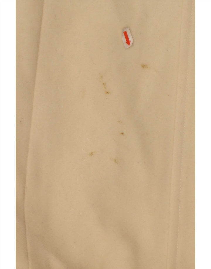 Zara Womens Overcoat UK 10 Small Beige Wool