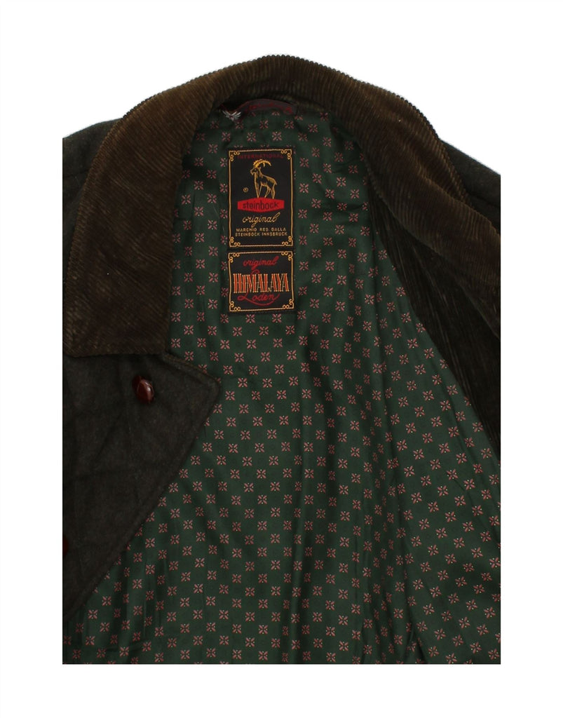 STEINBOCK Mens Overcoat IT 48 Medium Black Wool | Vintage Steinbock | Thrift | Second-Hand Steinbock | Used Clothing | Messina Hembry 