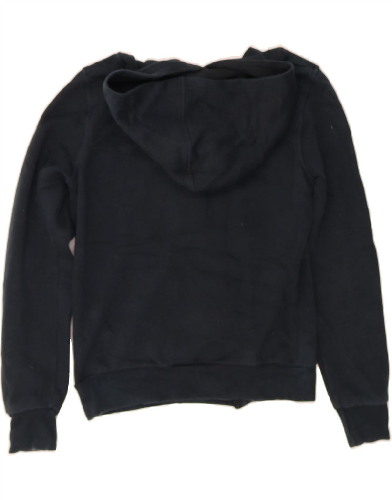 PUMA Womens Zip Hoodie Sweater UK 10 Small Navy Blue Cotton Vintage Puma and Second-Hand Puma from Messina Hembry 
