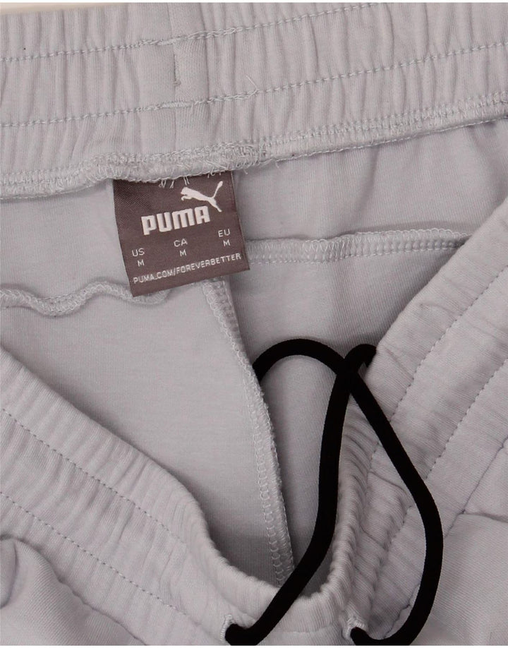 Puma Mens Tracksuit Trousers Joggers Medium Blue Cotton