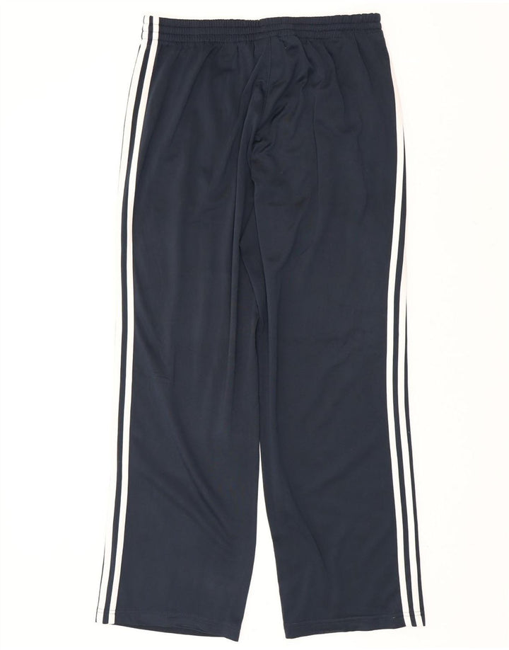 Adidas Mens Clima 365 Tracksuit Trousers Medium  Navy Blue Polyester