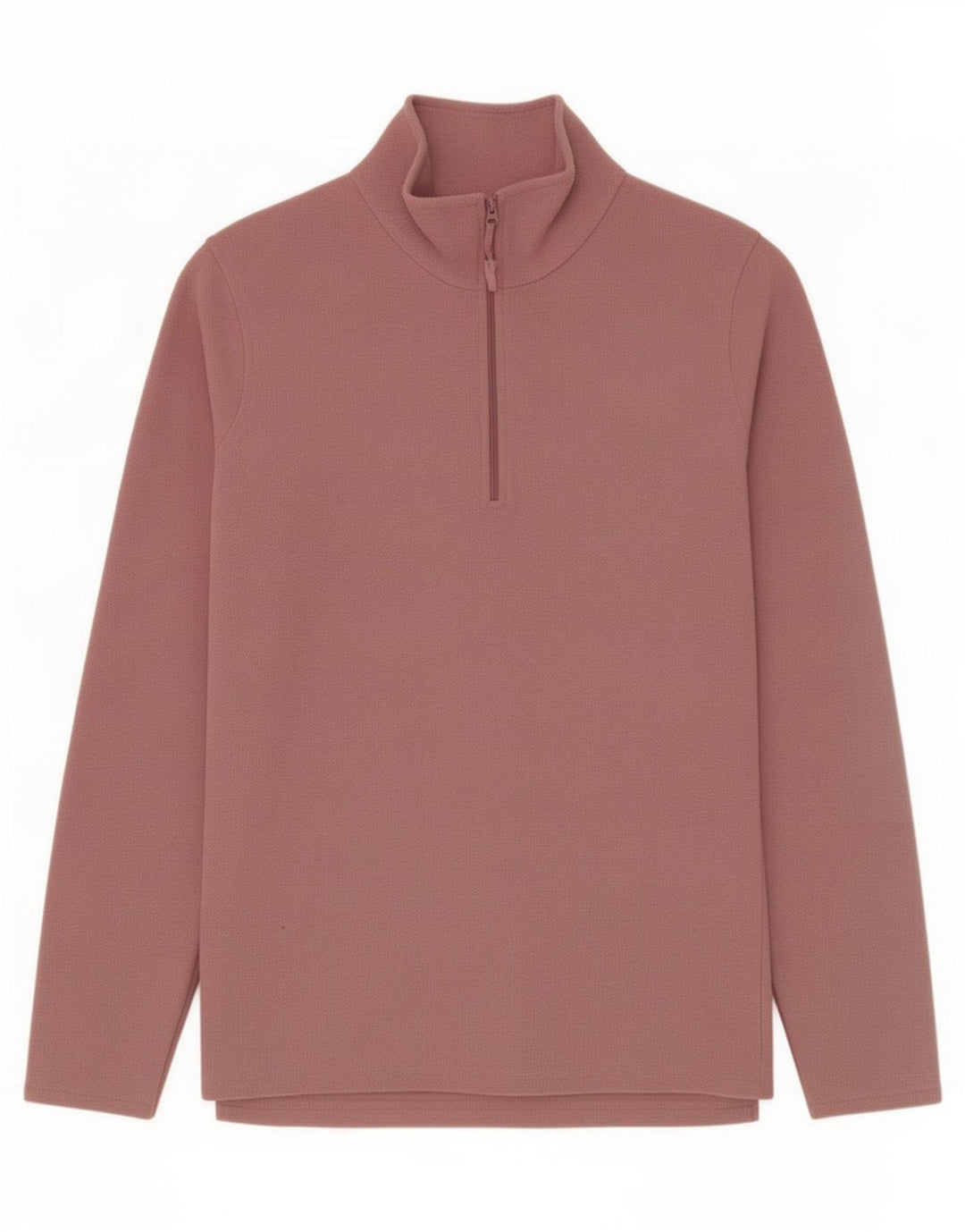 Mountain Warehouse Mens Zip Neck Fleece Jumper Small Pink Polyester