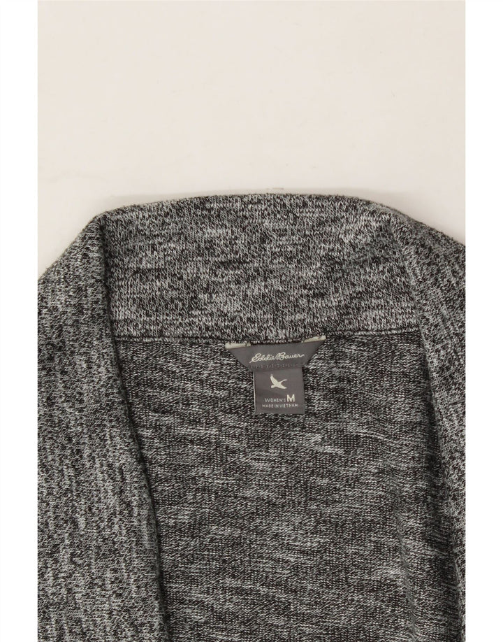 EDDIE BAUER Womens Oversized Cardigan Sweater UK 14 Medium Grey Flecked Vintage Eddie Bauer and Second-Hand Eddie Bauer from Messina Hembry 
