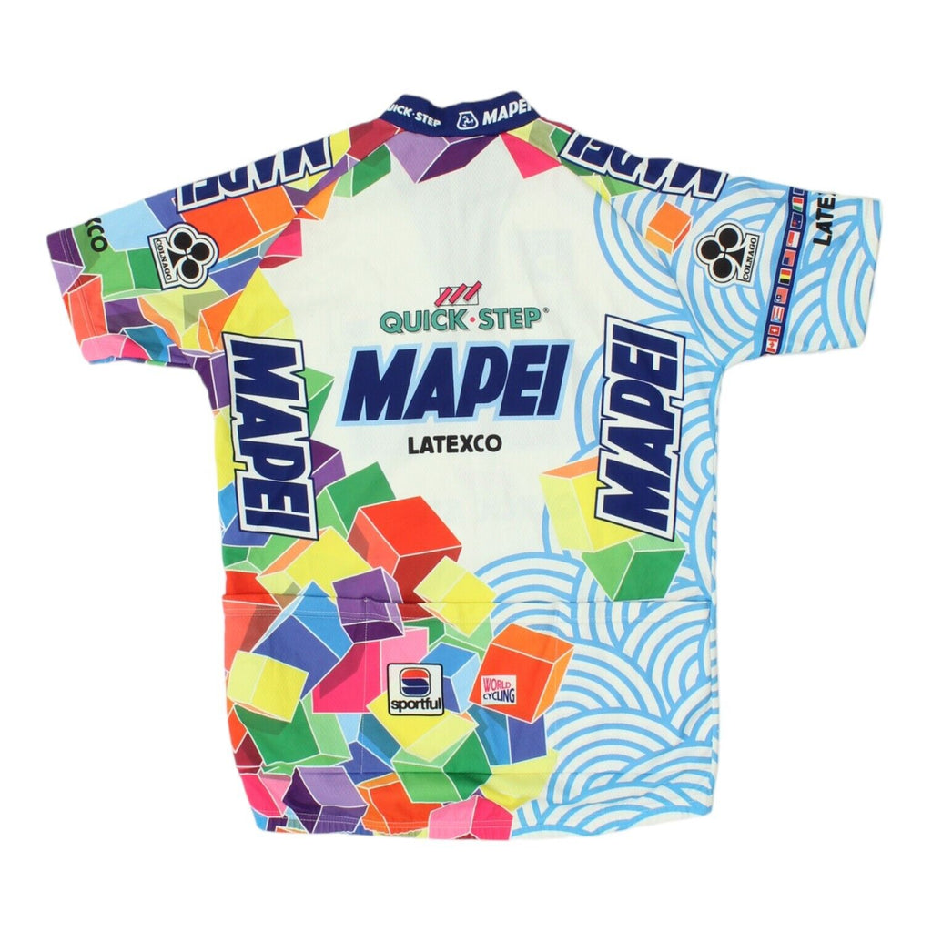 Mapei Quick Step Sportful Mens Cycling Jersey | Vintage Biking Sportswear VTG | Vintage Messina Hembry | Thrift | Second-Hand Messina Hembry | Used Clothing | Messina Hembry 