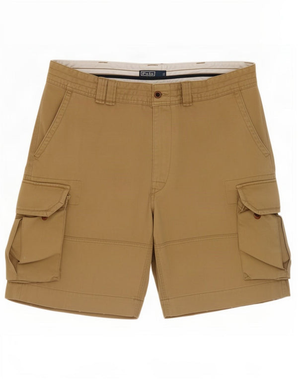 Polo Ralph Lauren Mens Cargo Shorts XL W38 Beige Cotton