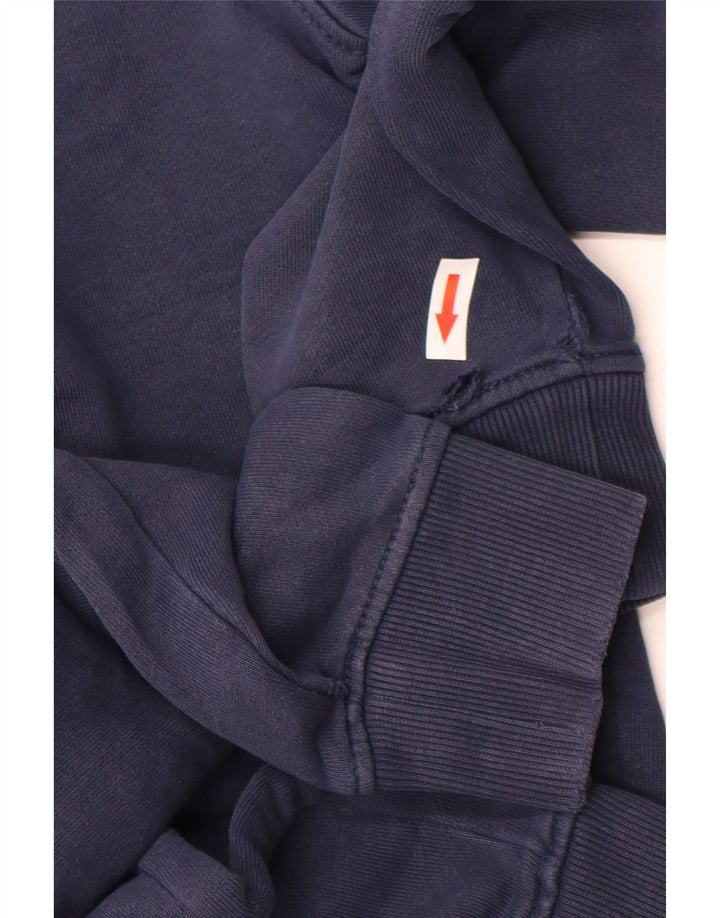 Tommy Hilfiger Mens Graphic Sweatshirt Jumper Large Navy Blue Cotton