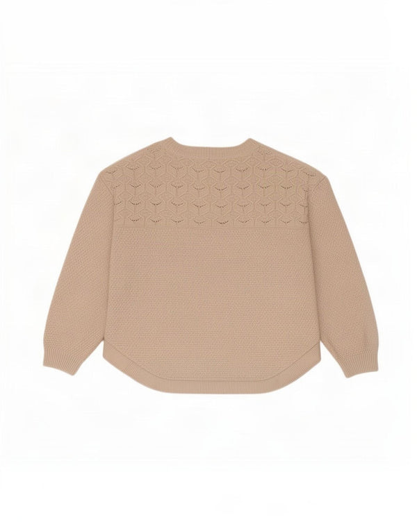 Fat Face Womens Oversized Boat Neck Jumper Sweater UK 10 Small Beige