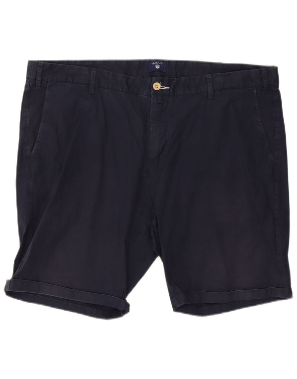 Gant Mens Chino Shorts W42 2XL Navy Blue Cotton