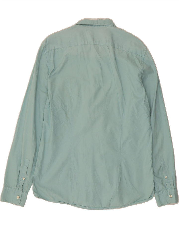 JACK & JONES Mens Shirt Size 43 XL Turquoise Vintage Jack & Jones and Second-Hand Jack & Jones from Messina Hembry 