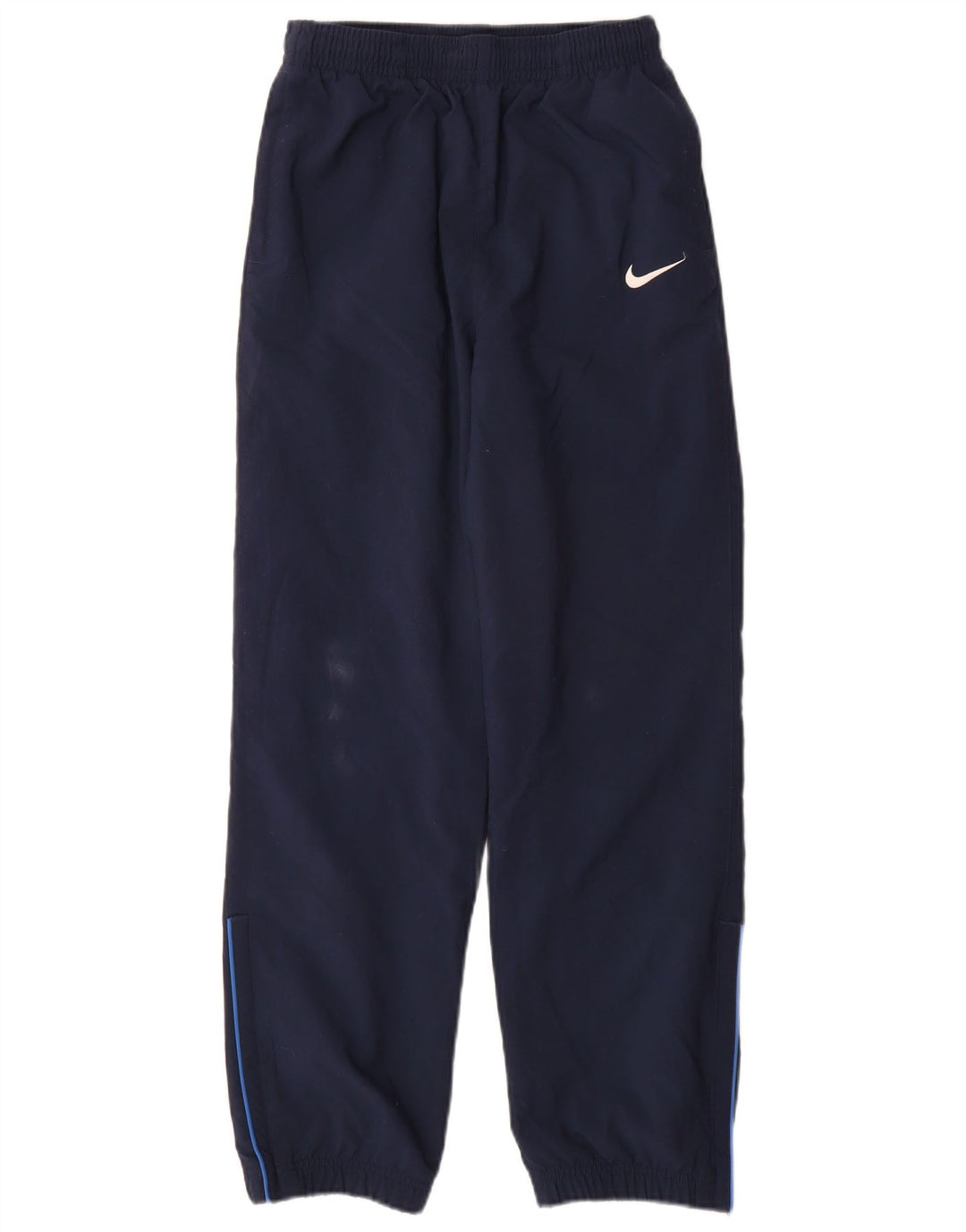 Nike Boys Tracksuit Trousers Joggers 12-13 Years Large Navy Blue Polyester