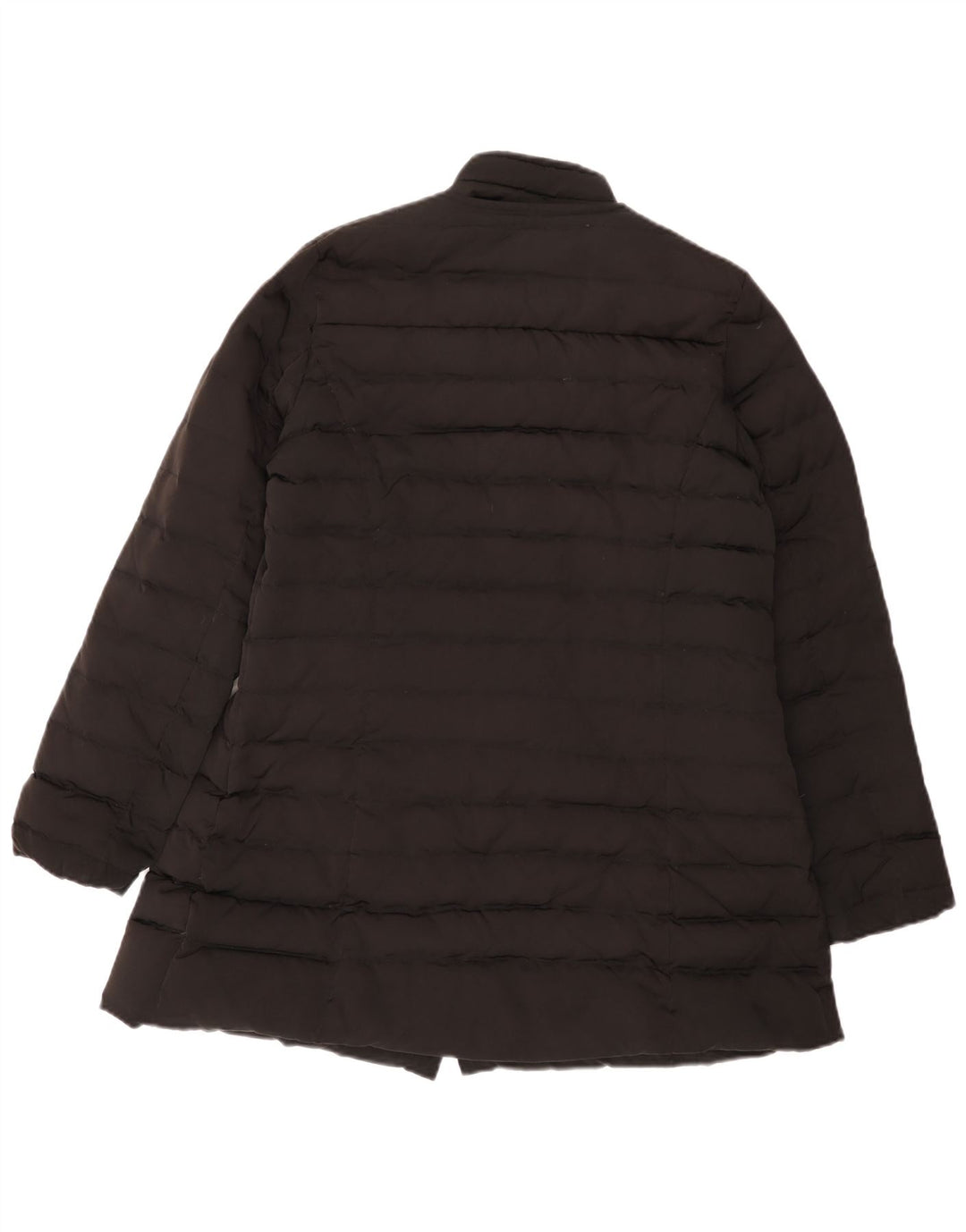 Massimo Dutti Womens Padded Coat UK 16 Large Black Polyester