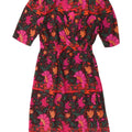 Vintage Womens A-Line Dress UK 14 Medium Multicoloured Floral