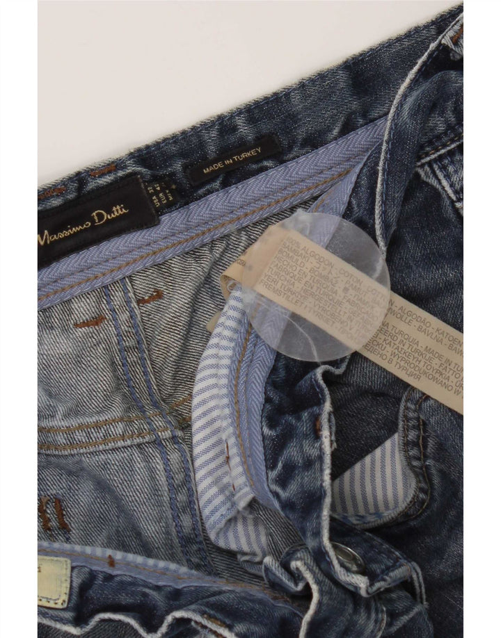 Massimo Dutti Mens Capri Jeans EU 42 Large W32 L20 Blue Cotton