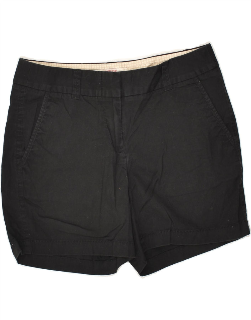 J. CREW Womens Broken In Chino Shorts US 0 2XS W28 Black Cotton | Vintage J. Crew | Thrift | Second-Hand J. Crew | Used Clothing | Messina Hembry 