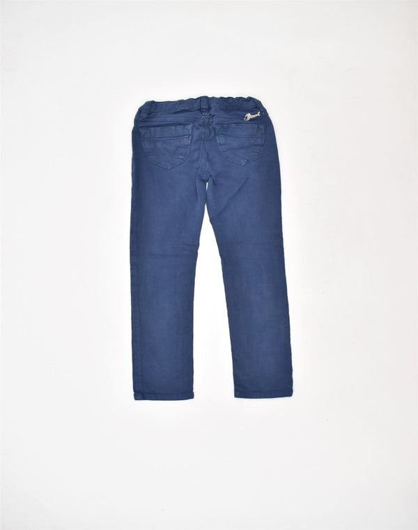 DIESEL Girls Straight Jeans 4-5 Years Blue Cotton