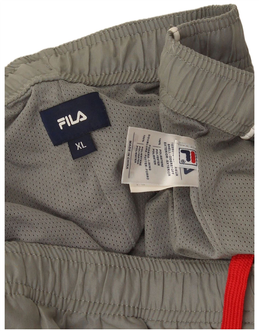 Fila Mens Graphic Capri Tracksuit Trousers XL  Grey Polyester